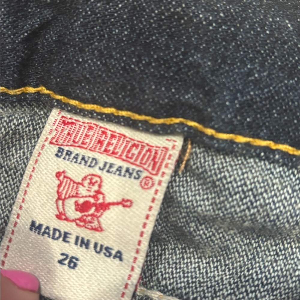 NWT True Religion Women's BOBBY LOVE & HAIGHT FLARE WOMENS Jeans- size 26 - Picture 5 of 7
